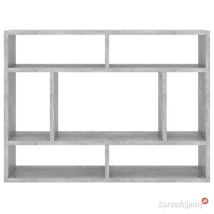 Półka ścienna szarość betonu 75x16x55 WM803006 Półki mazowieckie sprzedam