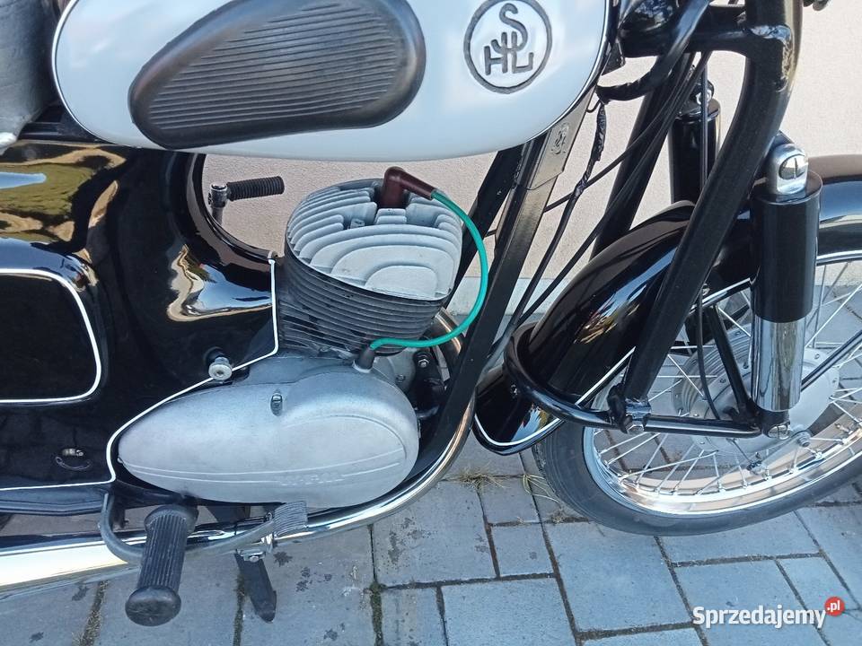 Polski Motocykl zabytkowy SHL m11