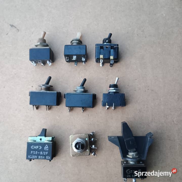 Osprzęt elektryczny różny przyciski łaczniki Włączniki i ściemniacze małopolskie Chrzanów