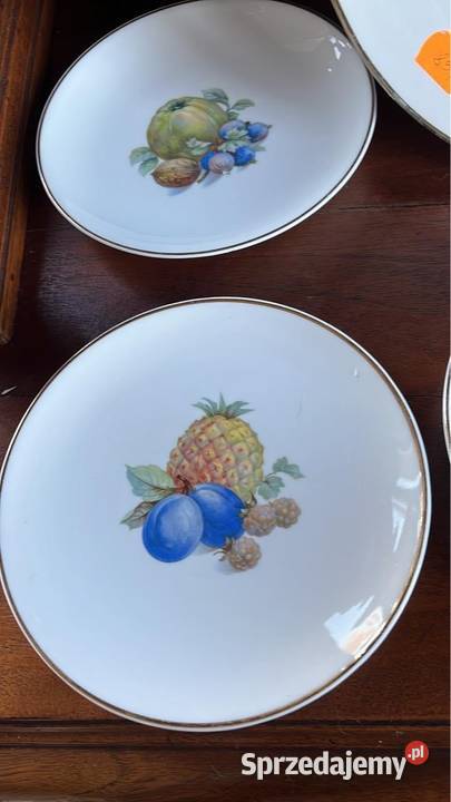 Patera i 5 talerzyków deserowych Z owocami Gdańsk sprzedam