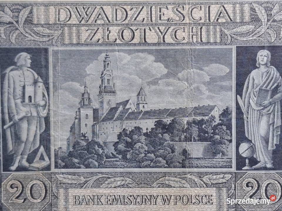 20 z 1940 roku Bank Emisyjny w Polsce Numizmatyka Wejherowo