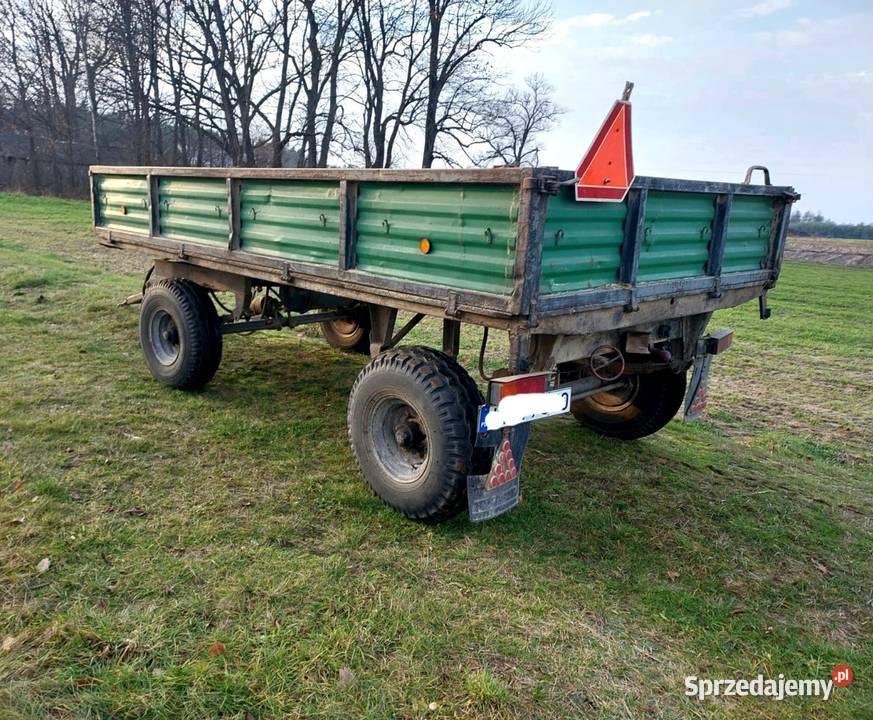 Przyczepa rolnicza 45 t nieuszkodzony Przyczepy rolnicze lubelskie Biłgoraj