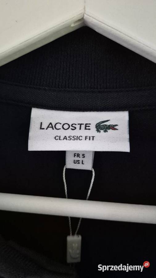 Ciemnogranatowa koszulka polo Lacoste