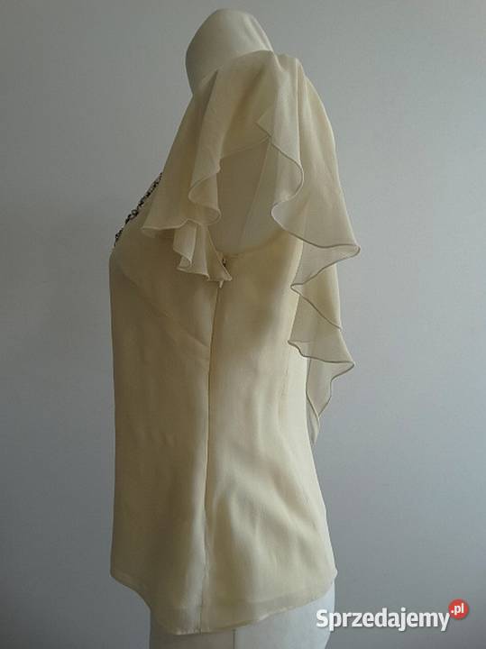 Bluzka Jedwabna 100 Jedwab Wieczorowa Zdobiona Banana Republic podlaskie sprzedam