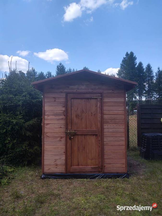 Domek narzędziowy 2 x 2m z dachem prostym Architektura ogrodowa śląskie