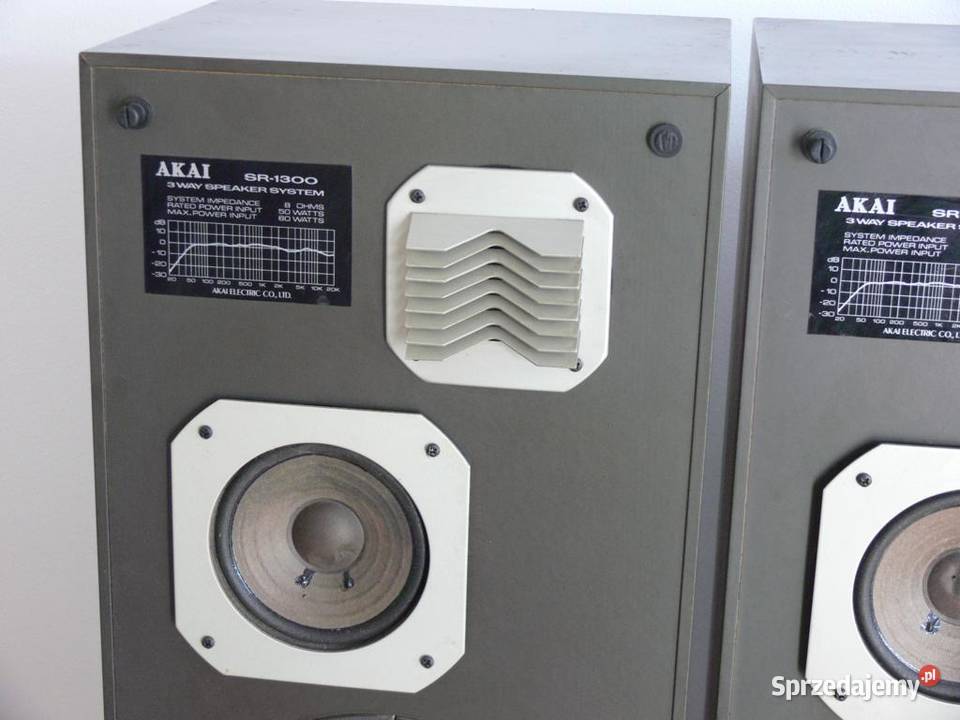 Kolumny głośniki Akai SR1300 Vintage WYSYŁKA podkarpackie Jasło sprzedam