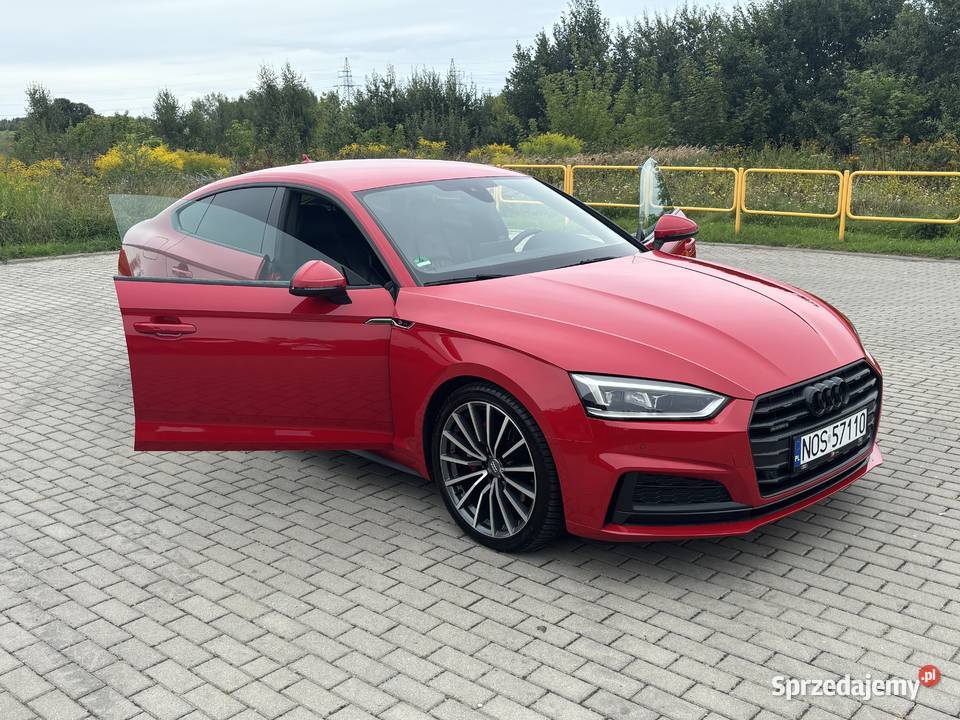 Audi A5 Sportback 20 TDI 190 Quattro S line nawigacja Pasłęk