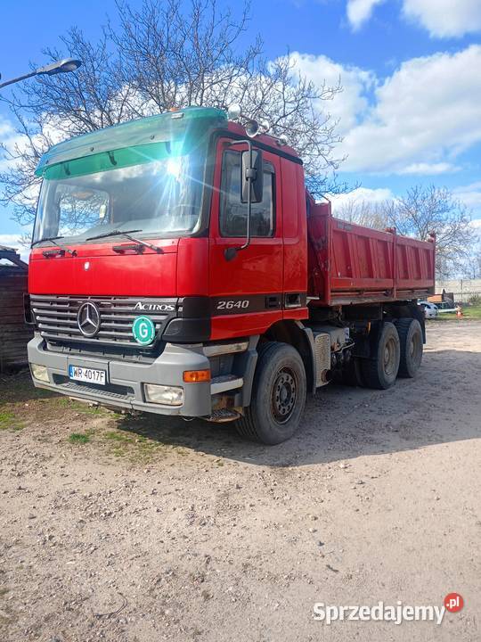 Mercedes Actros 2640 wywrotka diesel mazowieckie