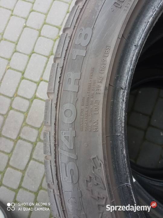 Opony Continental zima sprzedam