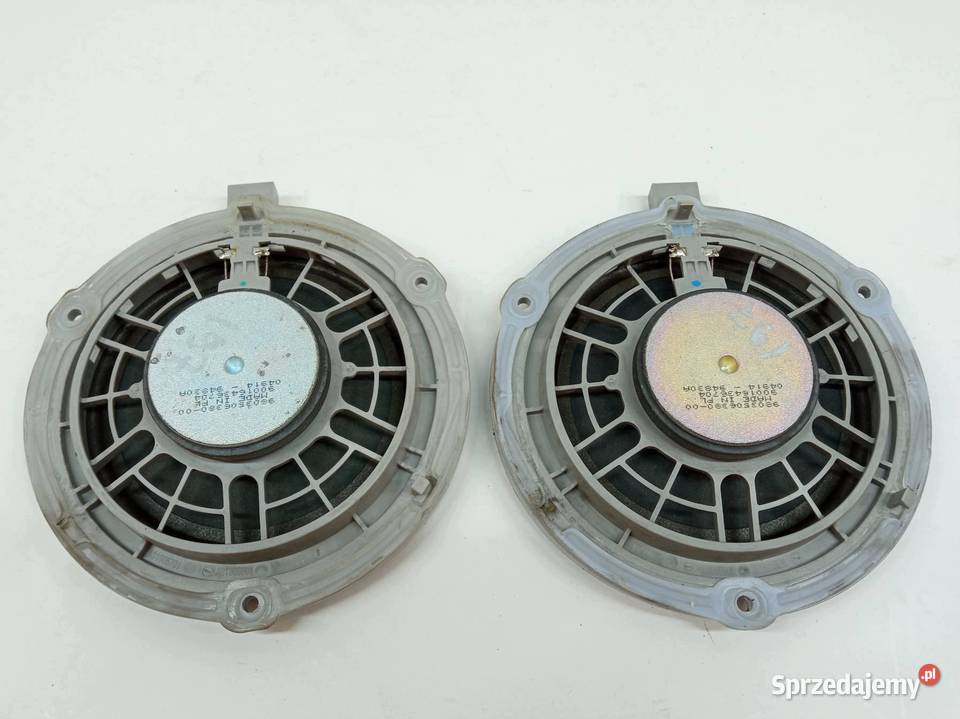 GŁOŚNIK KOMPLET 9803506480 9803506380 Peugeot osobowe Sprzęt audio fabryczny