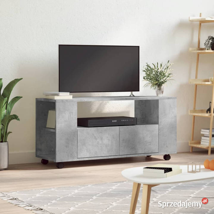 Szafka pod TV szarość betonu 102x345x43 WM833746 Warszawa