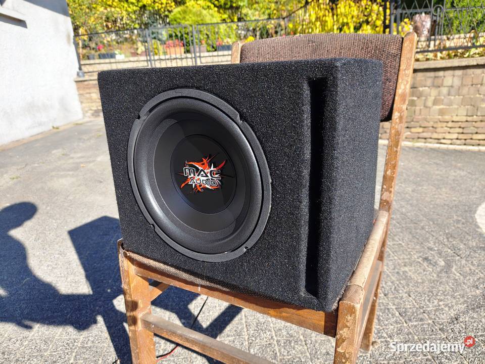 Skrzynia basowa bassowa subwoofer tuba Mac Audio Głośniki Car audio Niegowonice