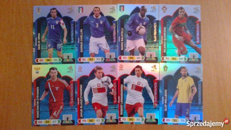 Karty piłkarzy sportowe EURO 2012 Panini adrenal Strzelin