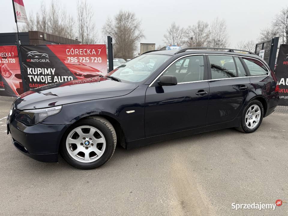 BMW E61 2007 20 Diesel Automat Skóry Czujniki centralny zamek wielkopolskie Poznań