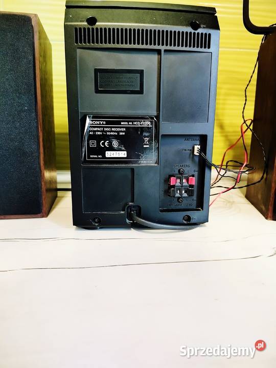Wieża Sony CMTFX200 CDAudioMP3 CDRRW USB FM Wieże i miniwieże