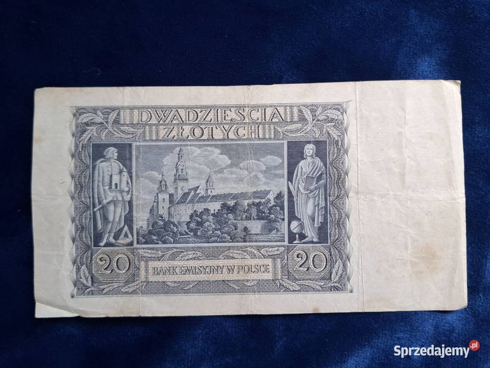 20 z 1940 roku Bank Emisyjny w Polsce Wejherowo sprzedam