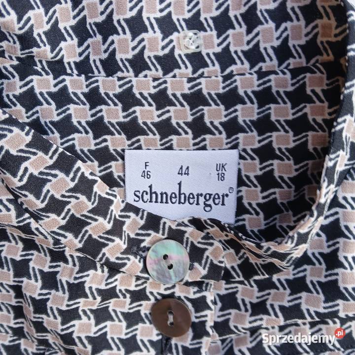 Schneberger Elegancka koszula pepitka 44 46 Nowy Sącz