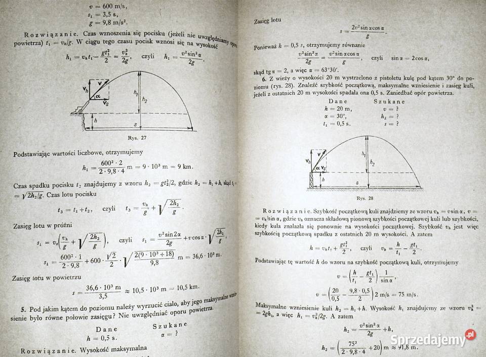 Ćwiczenia z fizyki kandydatów wyż uczel M S Chełm