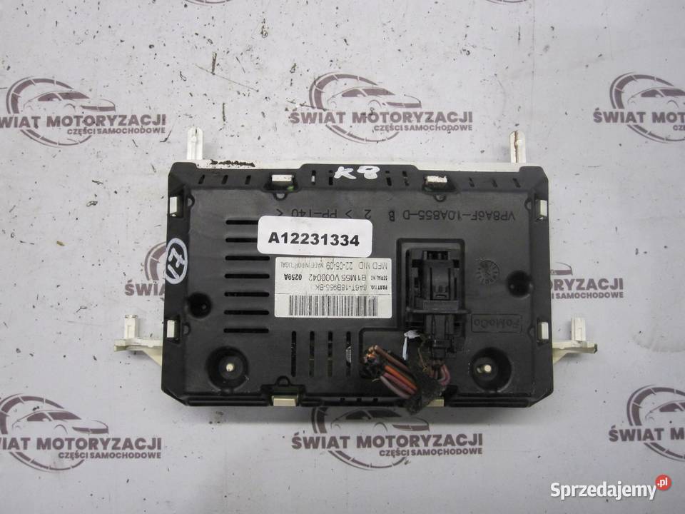 FORD FIESTA VII 09r ekran wyświetlacz