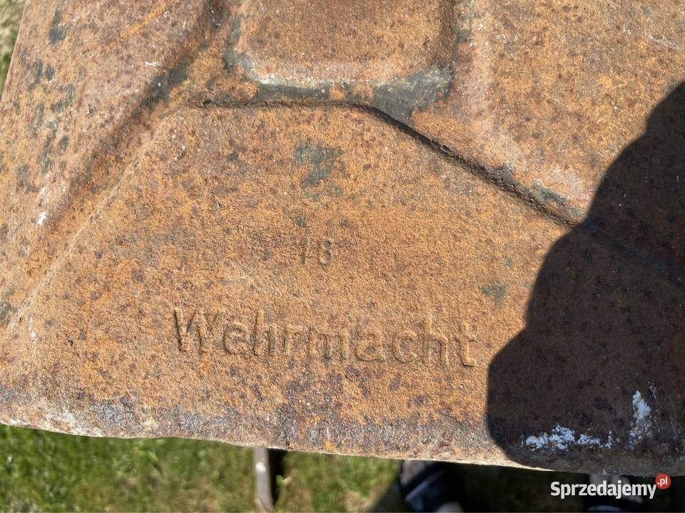 Kanister Niemiecki 2ga wojna zachodniopomorskie Białogard