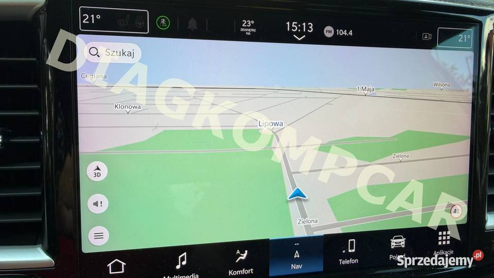 Chrysler Pacyfica Menu Polskie Konwersja USA Wołomin