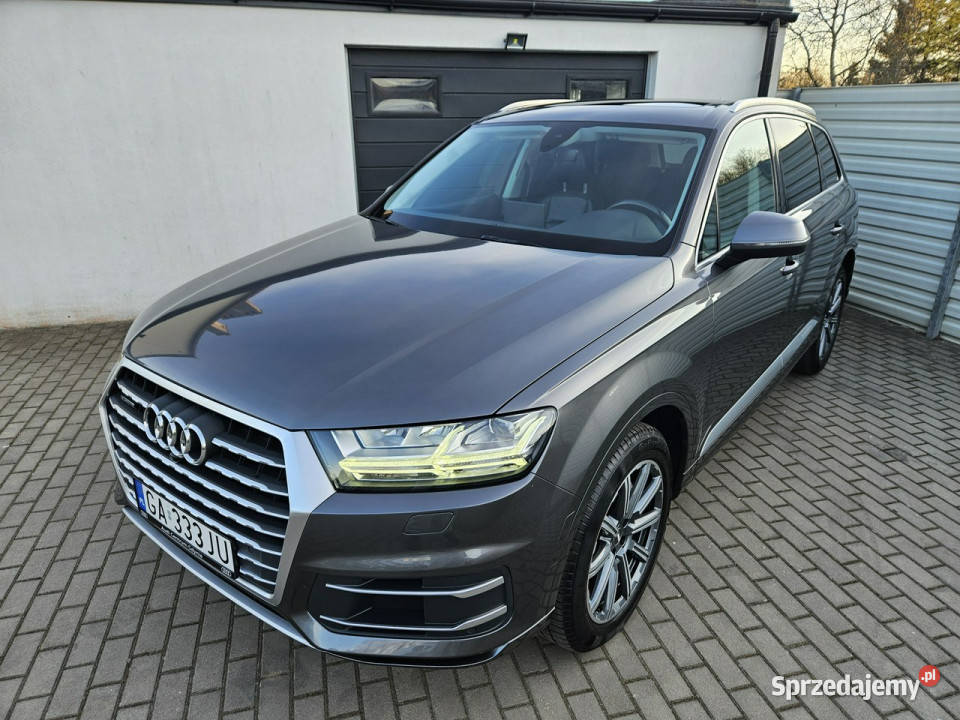 Audi Q7 20 252 virtual BEZWYPADEK bose STAN światła przeciwmgielne Gdynia