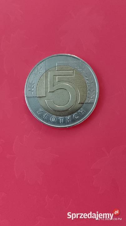 Moneta 5 z 2008 najniższy nakład SALE