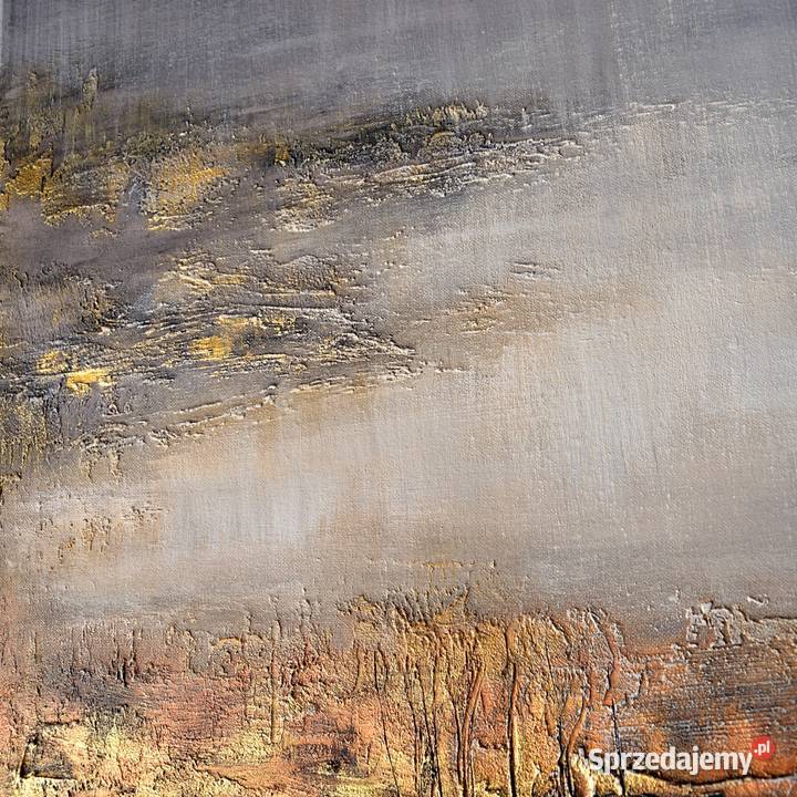 Gold rush 12 nowoczesny obraz abstrakcyjny