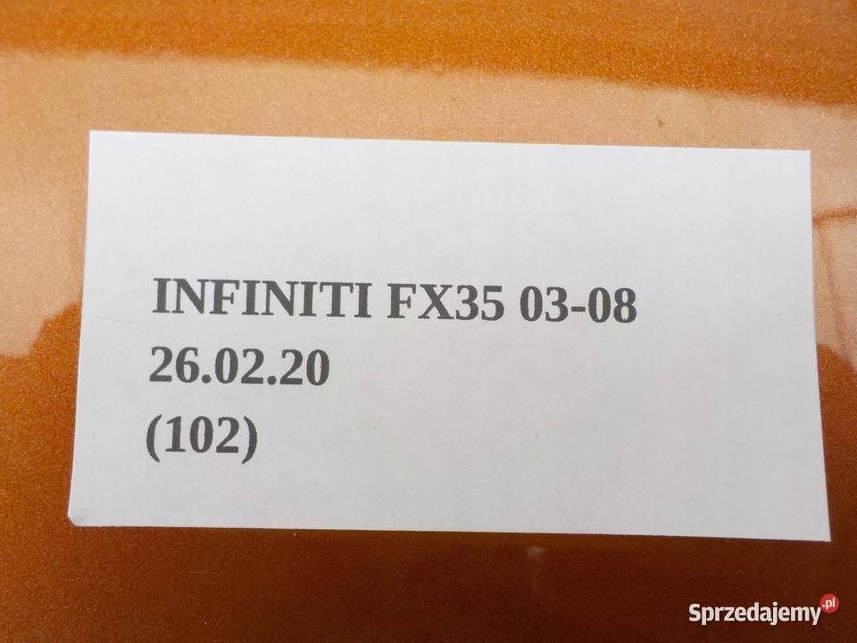 KLAPKA WLEWU PALIWA INFINITI FX35 FX45 0308 Nowy Tomyśl