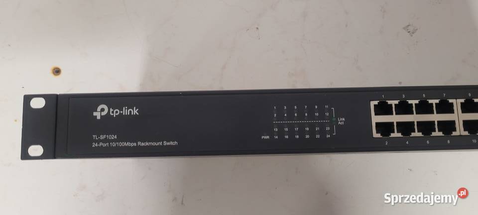 Switch Ethernet 24 porty 100 Mbs TPLink TLSF1024 Biały Kościół