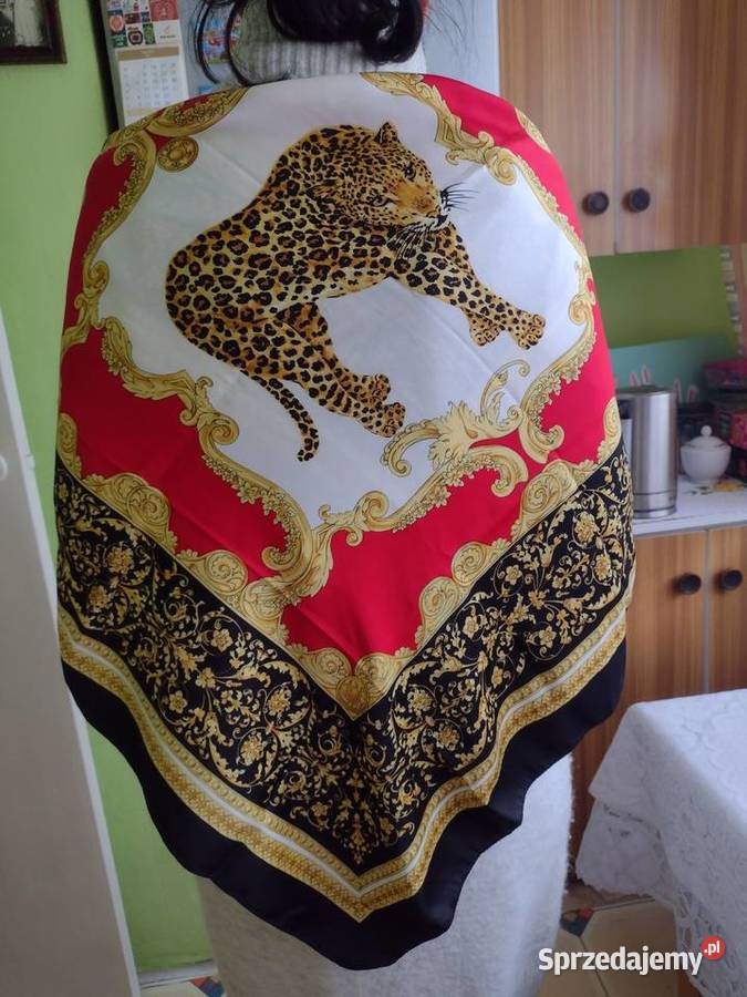 Włoska ekskluzywna apaszka biznesowaVintage NOWA Dodatki