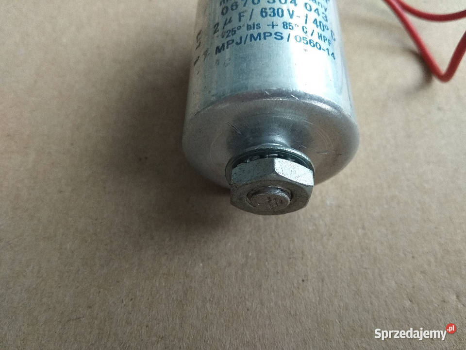 Kondensator MP Bosch 2uf 630V 40C Elbląg