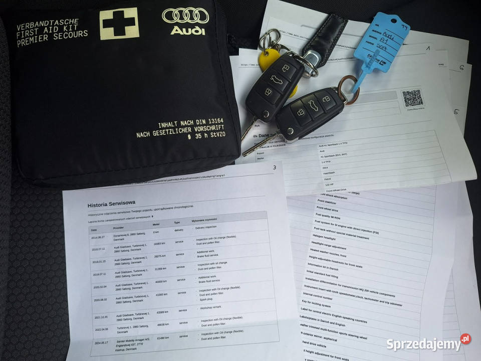 Audi A1 Sportback 14TFSi STAN podgrzew fotele 8X Olsztyn