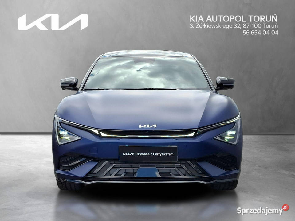 Kia EV6 DEMO84kWh AWD GTline dach niebieski Toruń sprzedam
