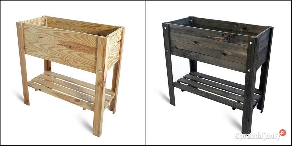 Donica Ogrodowa Duża Kwietnik Drewniany Na Taras Elbląg