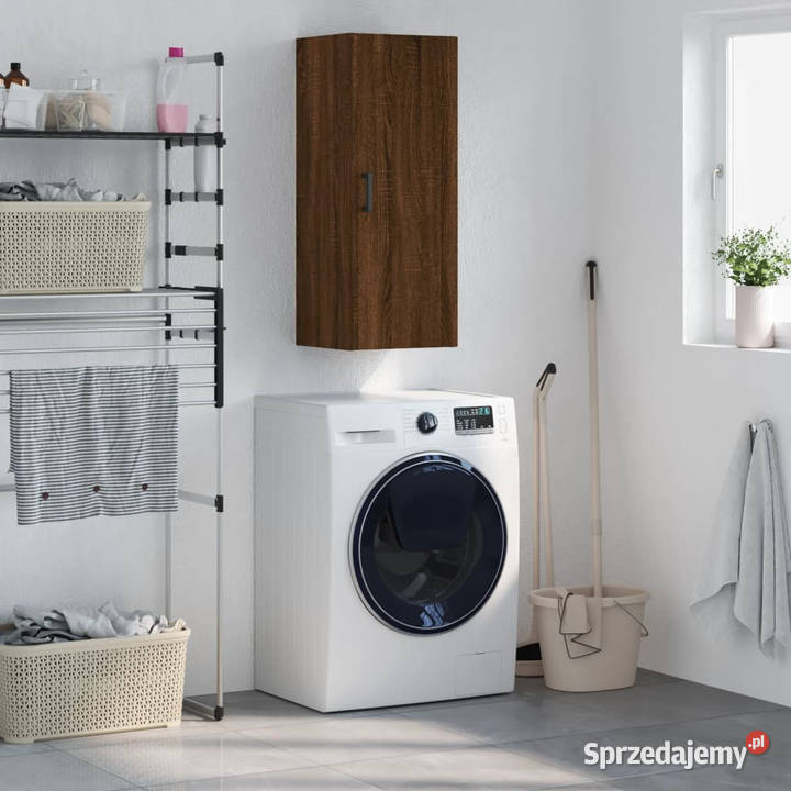 Szafka wisząca brązowy dąb 345x34x90 WM828859 Warszawa