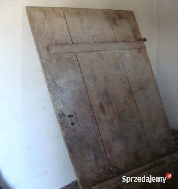 Drzwi drewniane lite drewno