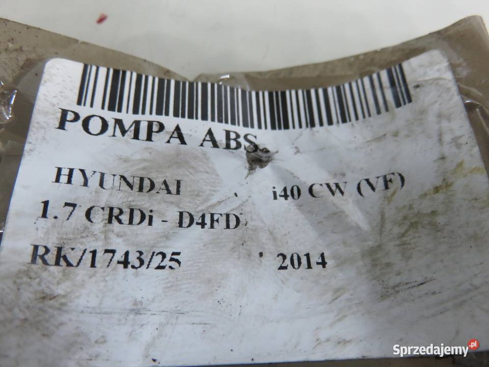 POMPA ABS HYUNDAI i40 CW VF 01115386ABB sprzedam