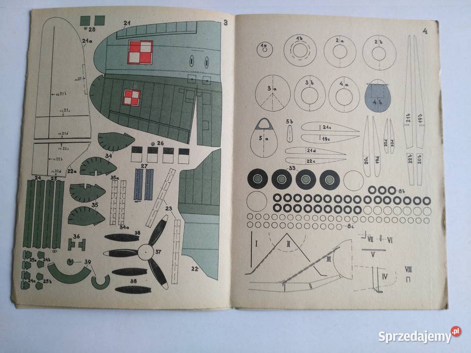 Mały Modelarz 61987 Samolot myśliwski PZL P24 G Dąbrowa Górnicza