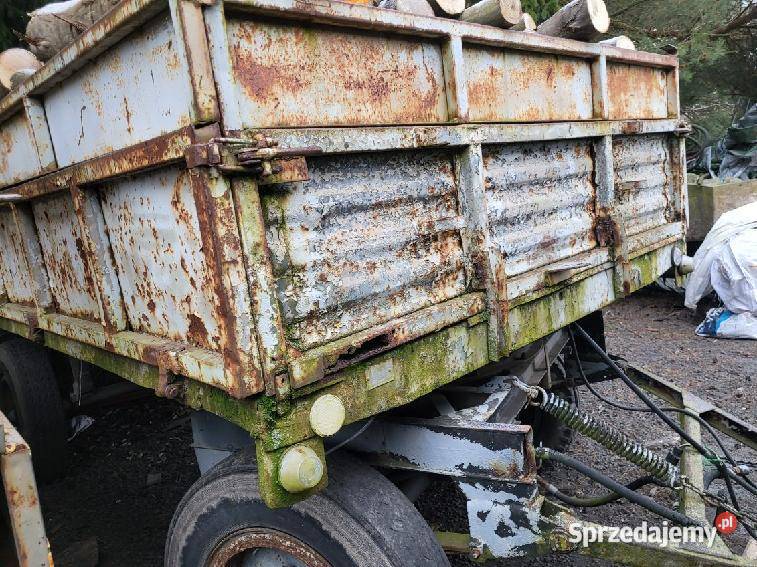 Przyczepa wywrotka sanok d 47a dolnośląskie Strzelin sprzedam