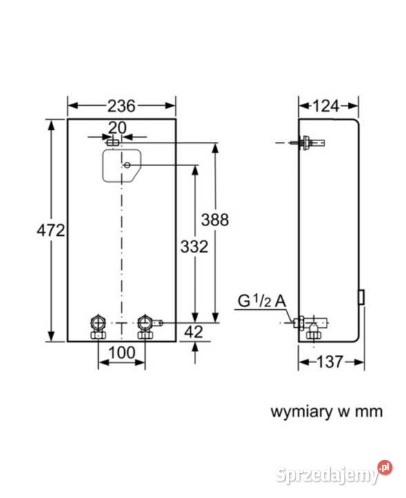 18kW hydrauliczny przepływowy heizblock SIEMENS Ogrzewanie wielkopolskie Nowy Tomyśl