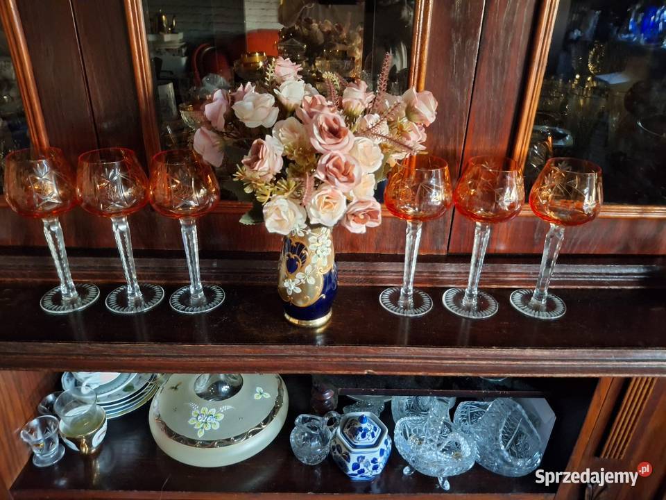 Kryształowe pomarańczowe do wina