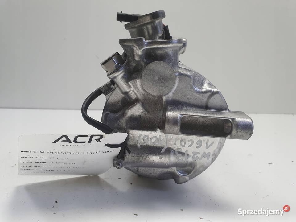 SPRĘŻARKA KLIMATYZACJI Mercedes W213 E200 16 CDI Chełm