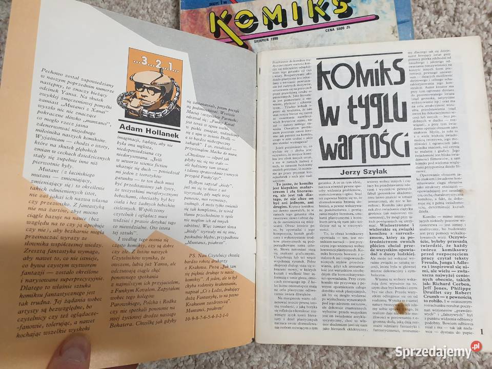Yans 5 komiksów Komiks Fantastyka Grzegorz Polskie Gdynia