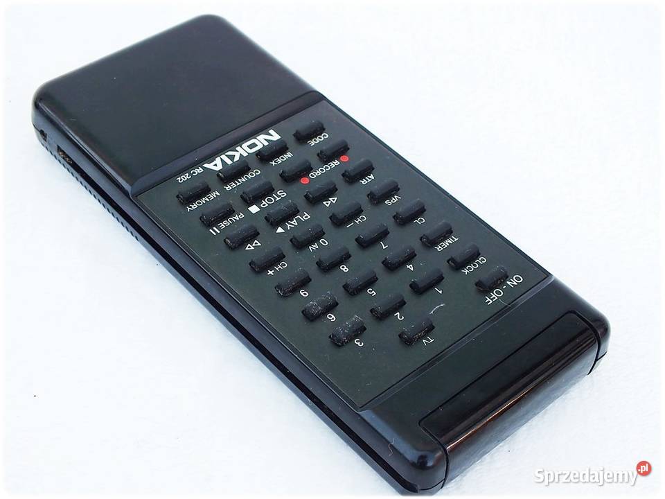 Pilot NOKIA RC202 do magnetowidów VCR ORYGINAŁ