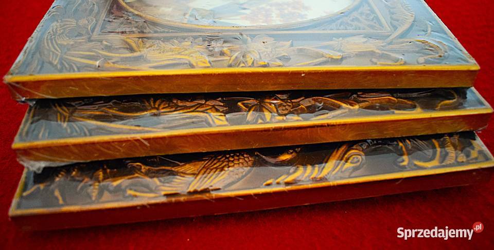 Trzy ramki do zdjęć w stylu przedwojennego retro Chełmno