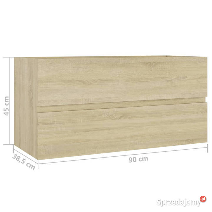 Szafka pod umywalkę dąb sonoma 90x385x45 Warszawa sprzedam