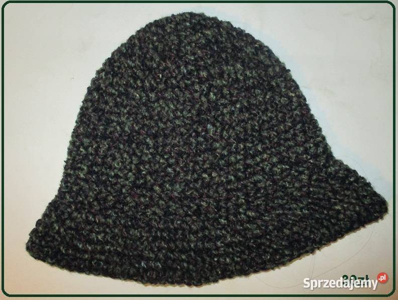 Kapelusz melanż bordo czerń beż kapelusz Łódź