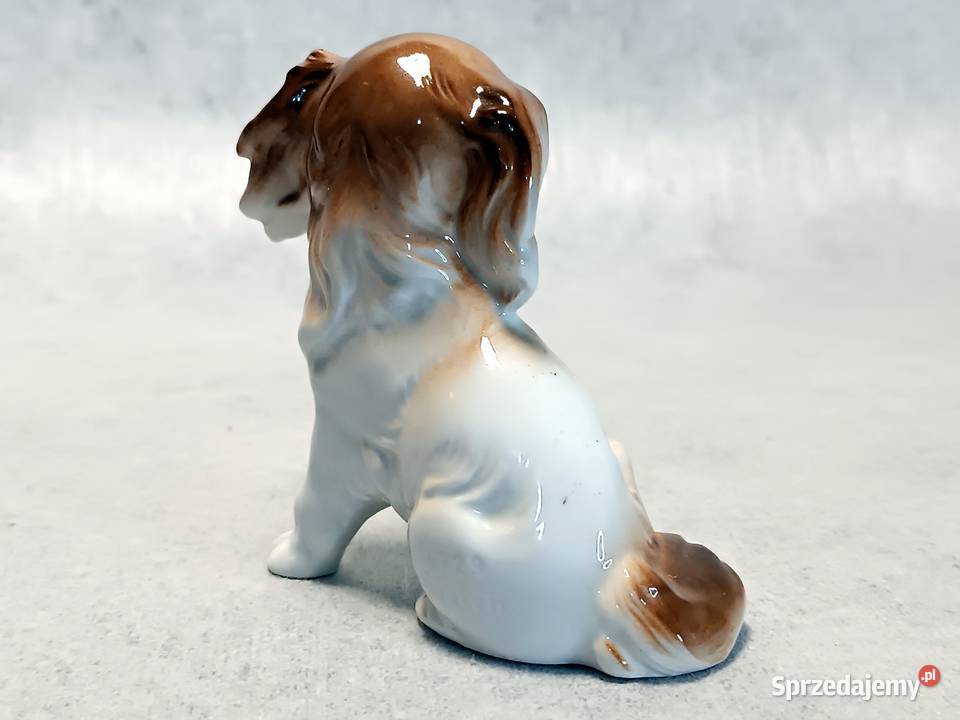 FOREIGN PORCELANOWA FIGURKA PEKIŃCZYK Piesek Jawor