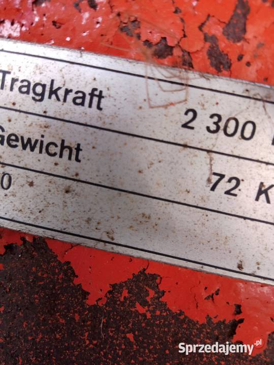 wózek paletowy paleciak ręczny długi dolnośląskie Wykroty